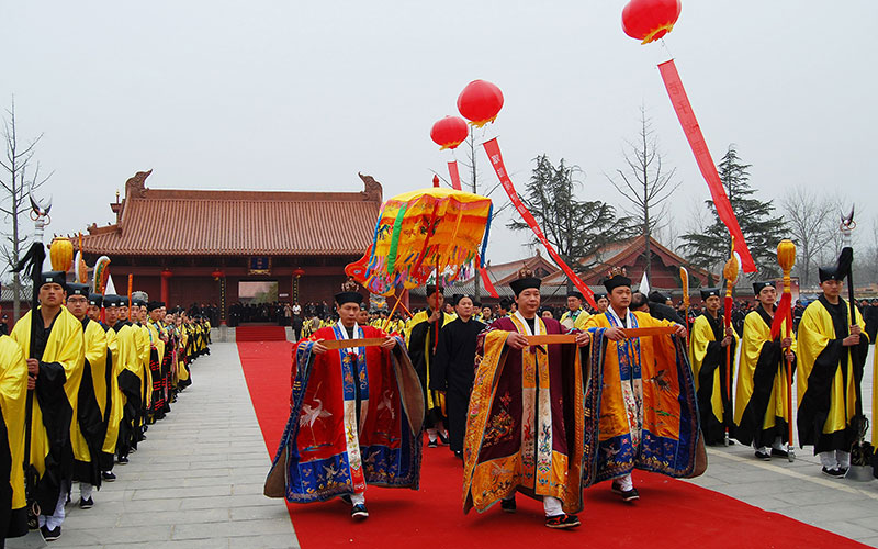 辛卯年纪念道祖诞辰朝圣大典-住持迎宾